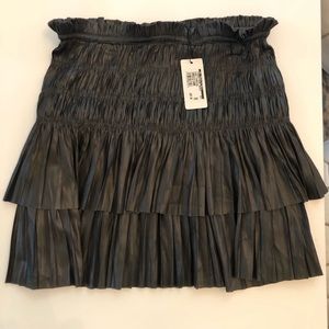 Current Air Tiered Mini Skirt -Grey - NWT